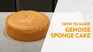 How to make Genoise Sponge Cake [upl. by Uile]