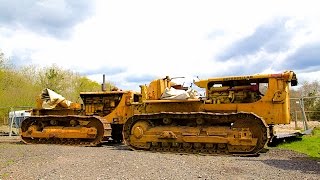 Tow Starting Caterpillar D8 Bulldozer [upl. by Divaj353]