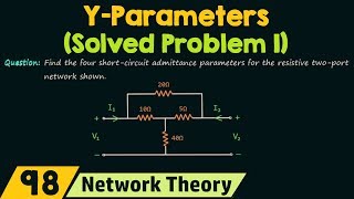 Y−Parameters Solved Problem 1 [upl. by Niamrej355]