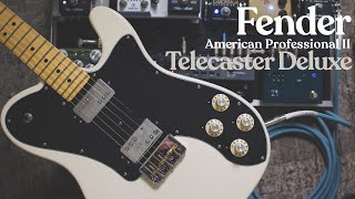 Fender American Professional II Telecaster Deluxe  ReviewDemo [upl. by Yhtorod]