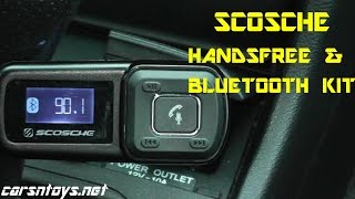 SCOSCHE  Handsfree amp Bluetooth Car Kit  Unboxing and Setup [upl. by Eiramanad80]