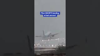 Pilot ABORTS landing at last second [upl. by Adelaja]