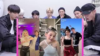 BTS REACTION Adaliatta vs Kika Kim vs XO Team [upl. by Wally]