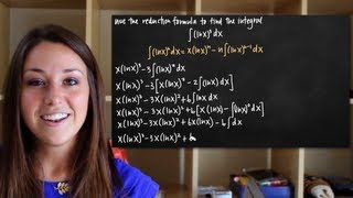 Integrals using reduction formulas KristaKingMath [upl. by Yesmar]