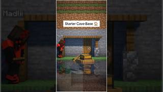 Minecraft Starter Cave Base 🏠 [upl. by Neltiak834]