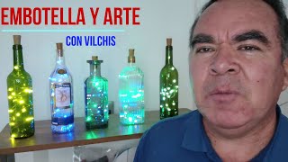 VIDEO 18 quotLÁMPARA DE BOTELLA CON LUCES LEDquot [upl. by Parthen]