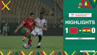 Morocco 🆚 Ghana Highlights  TotalEnergiesAFCON2021  Group C [upl. by Sandie215]