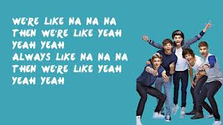 Na Na Na  One Direction Lyrics [upl. by Adok37]