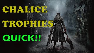 Bloodborne Walkthrough  Easy Chalice Dungeon Trophies [upl. by Namsaj]