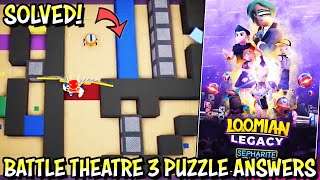 HOW TO SOLVE ALL PUZZLES IN BATTLE THEATRE 3  SEPHARITE CITY  LOOMIAN LEGACY Roblox [upl. by Aissela]