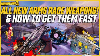 This Shield is AMAZING All New Arms Race Legendaries amp Where to Find Them  Borderlands 3 [upl. by Iorio334]