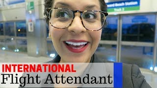 Working International Trips  Flight Attendant Life  VLOG 41 [upl. by Bridge]