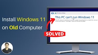 How to Install Windows 11 on an Unsupported Old PC [upl. by Airym691]