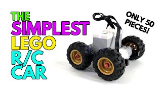 How To Build Simple LEGO RC Car Tutorial [upl. by Oker]