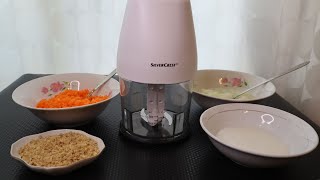 SilverCrest Mini Chopper Blender from Lidl  Unboxing amp Demonstration [upl. by Craddock]