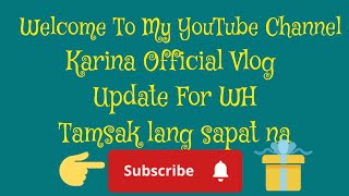 karina official vlog is live [upl. by Gladdie]