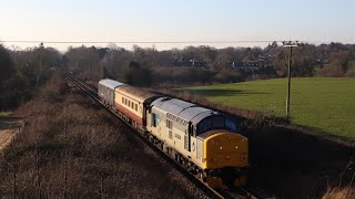 ROG Class 37901 working to Yarmouth 5G48 10012025 [upl. by Sashenka]