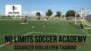 Soccer Goalkeeper Training U13U14 Advanced Session [upl. by Tereb]