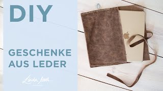 DIY Geschenke für Männer  einfache Ideen aus Leder selber machen [upl. by Bridgette]