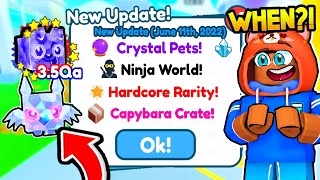 🔮😲NO WAY LEAKED CRYSTAL PETS UPDATE in Pet Simulator X  MORE NEW LEAKS WHEN [upl. by Doubler118]