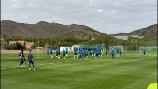 Rangers training at winter camp in La Manga [upl. by Amaryl]