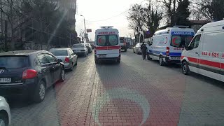 Ambulans İstanbul Kalp Krizi Geçiren Hasta Acil Anjiyografi İçin Naklediliyor Ambulance Turkey [upl. by Haim]