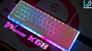 Womier K68 Review  Your DIY Friendly RGB Keyboard [upl. by Mandler]