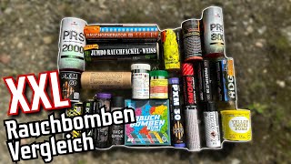 XXL Rauchbomben Vergleich  Silvester Feuerwerk Vorfreude 202324 [upl. by Mollie]