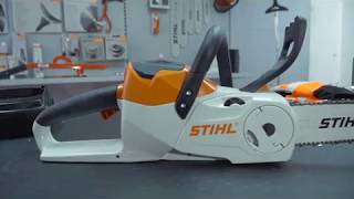 MOTOSIERRA A BATERÍA STIHL MSA 140 C [upl. by Eixirt170]