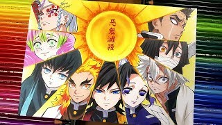 Drawing 9 HASHIRA  Kimetsu no Yaiba [upl. by Nerhe166]