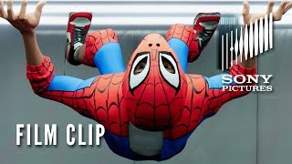 SPIDERMAN INTO THE SPIDERVERSE Clip  Fight or Flight [upl. by Tohcnarf]