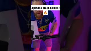 ¡QUESADA ATACA A FORCE🔥 quesada force aczino freestyle redbullbatalla [upl. by Nehtiek]