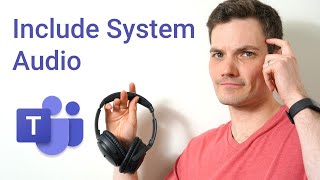 How to include System Audio when Screen Sharing in Microsoft Teams [upl. by Loriner]