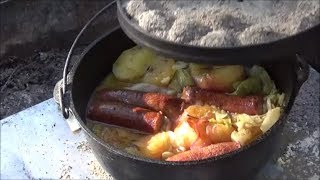 Dutch Oven Cooking at Camp  Red Top Mountain State Park GA [upl. by Afrikah]