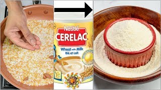 Homemade Cerelac for 6  12 Month Babies  Super Healthy Baby Food for 6 Month old [upl. by Wollis]