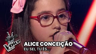 Alice Conceição  quotEu Sei Tu Ésquot  Provas Cegas  The Voice Kids Portugal 2024 [upl. by Nylloc50]