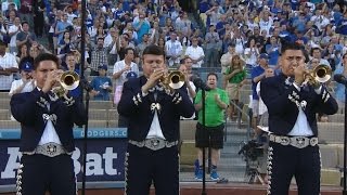 Mariachi band plays national anthem [upl. by Alurd]