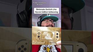 Nintendo Switch Lite Hyrule Edition Unboxing [upl. by Budworth]