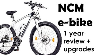 NCM Ebike upgrades and 1 year Review [upl. by Pulchia]