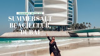 SUMMERSALT BEACH CLUB JUMEIRAH AL NASEEM DUBAI UAE  WALKTHROUGH TOUR [upl. by Enowtna]