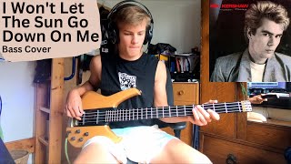 Nik Kershaw  I Wont Let The Sun Go Down On Me  Bass Cover  Status Graphite Series II [upl. by Melba]