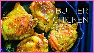 CRISPY oven BAKED CHICKEN THIGHS and CREAMY ROASTED POTATO BAKE Recipe  Cooking SOUL FOOD [upl. by Payton]