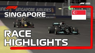 Race Highlights  Singapore Grand Prix 2024  F1 2021 [upl. by Akvir]