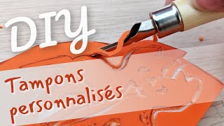 DIY  Je grave des tampons encreur personnalisés [upl. by Jit]