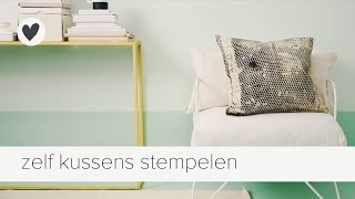 originele kussens maken  vtwonen  diy [upl. by Nonahs884]