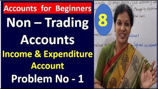 8 Income amp Expenditure Account  Problem No 1 [upl. by Ahdar]