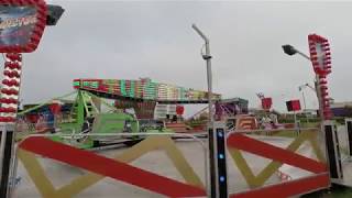 Twister  Eddie Davis off ride  Eastbourne Funfair 2018 [upl. by Eleaffar]