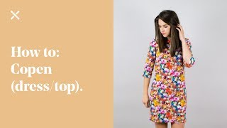 How To Copen Shift Dress  Top Beginners Dressmaking [upl. by Eendyc]