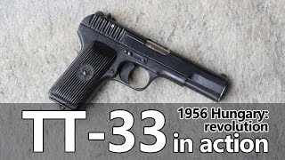 TT33 pistol in action  Guns of the 1956 Revolution Part III [upl. by Liponis]