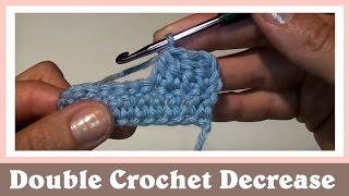 Crochet for Beginners Double Crochet Decrease [upl. by Nwatna]